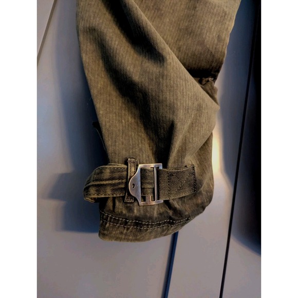 NWT Free People We The Free Can't Compare Slouch Pants Size S Army Green Grunge - Picture 10 of 13